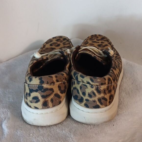 Ariat Hilo Leopard Print Slipon Shoes - Picture 3 of 7